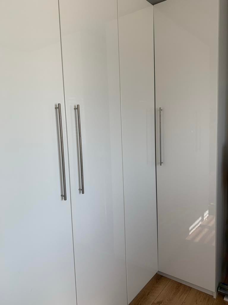 Twee Pax hoekkasten, Strak, Gebruikt, Overige materialen, 100 tot 150 cm