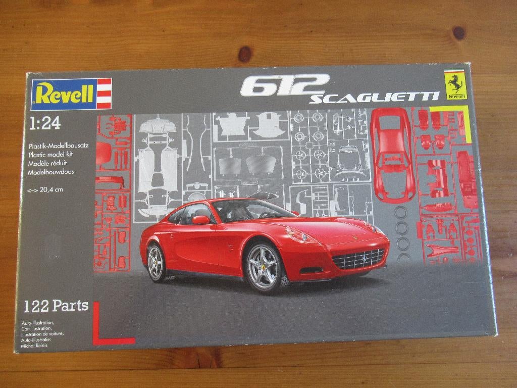 Ferrari 612 Scaglietti (Revell 1/24), Auto, Revell, Groter dan 1:32, Nieuw