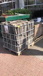 Antieke dakpannen (OH)  + nokvorsten -ong 600 stuks, Ophalen, Gebruikt, Steen of Klei, Blauw