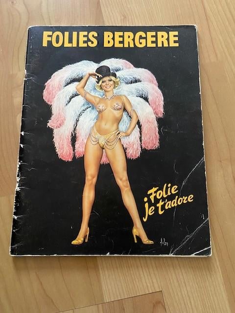 Folies Bergere - Folie je t'adore - 1977 programmaboekje, Ophalen of Verzenden, Gelezen