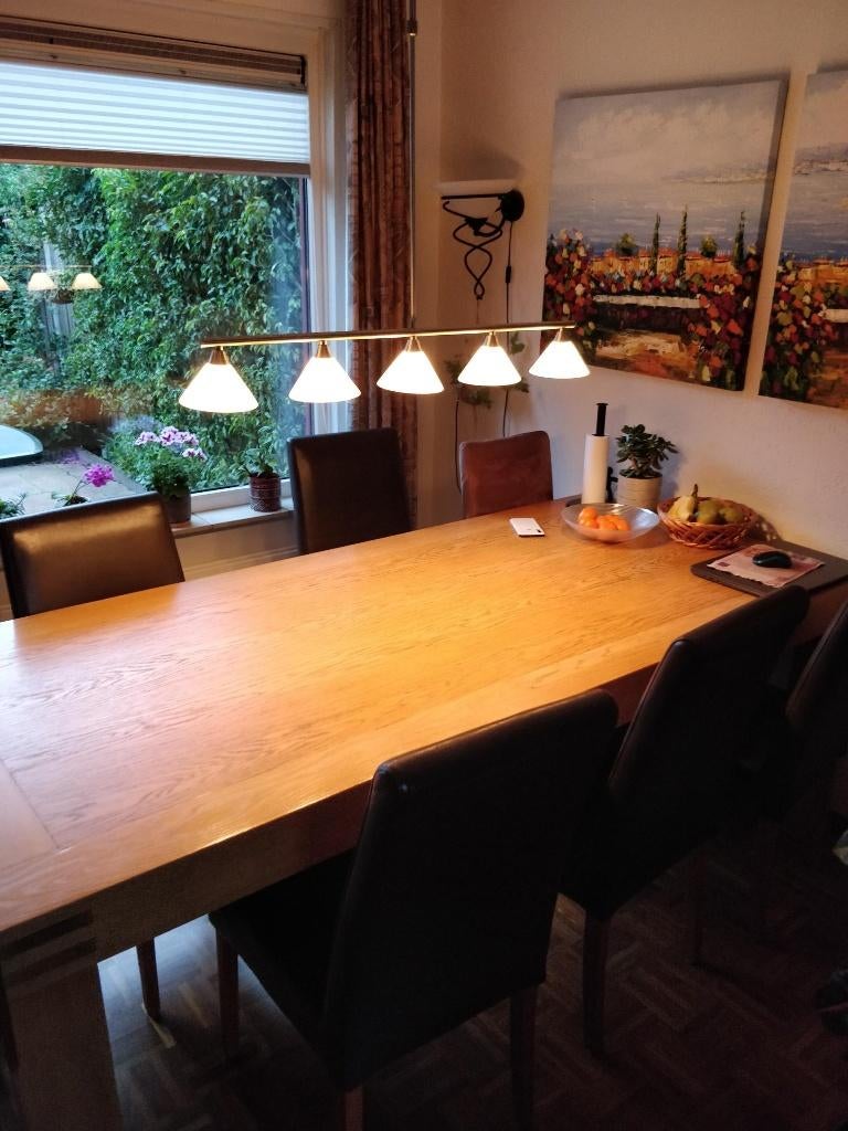 Hanglamp, Ophalen, 50 tot 75 cm, Zo goed als nieuw, Glas