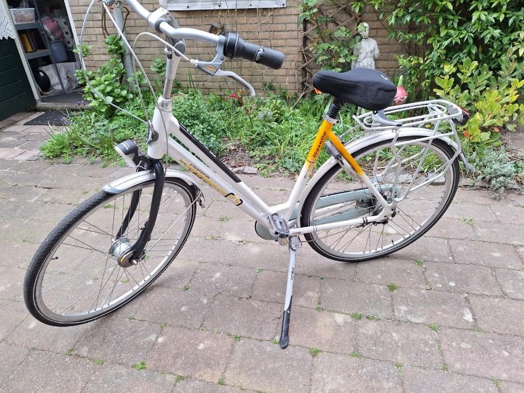 Gazelle Chamonix damesfiets, Ophalen, Versnellingen, Gazelle, Trommelrem