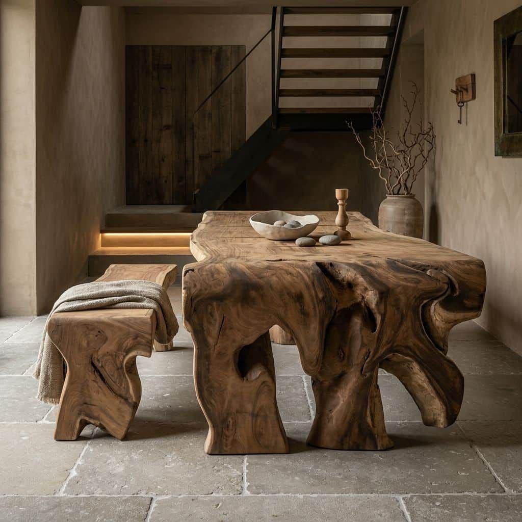 Suarhouten Boomstamtafel | 40+ op Voorraad | Alle Maten, Overige materialen, 100 tot 150 cm, Sventerior, Info@mokana.nl