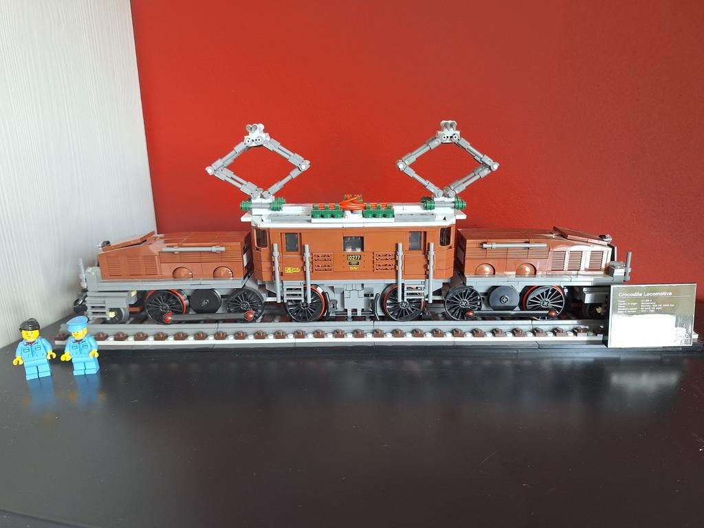 LEGO Locomotief 10277 Krokodil, Ophalen, Lego, Compleet, Zo goed als nieuw