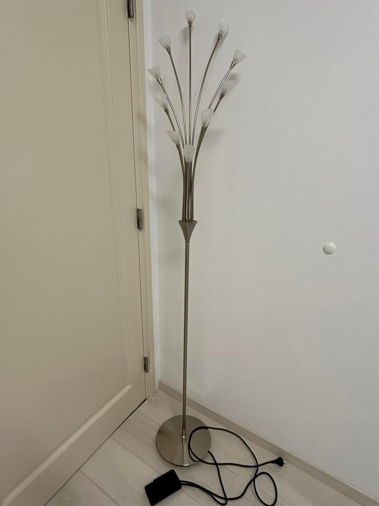 Vloerlamp, Ophalen of Verzenden, Gebruikt, Metaal, 150 tot 200 cm