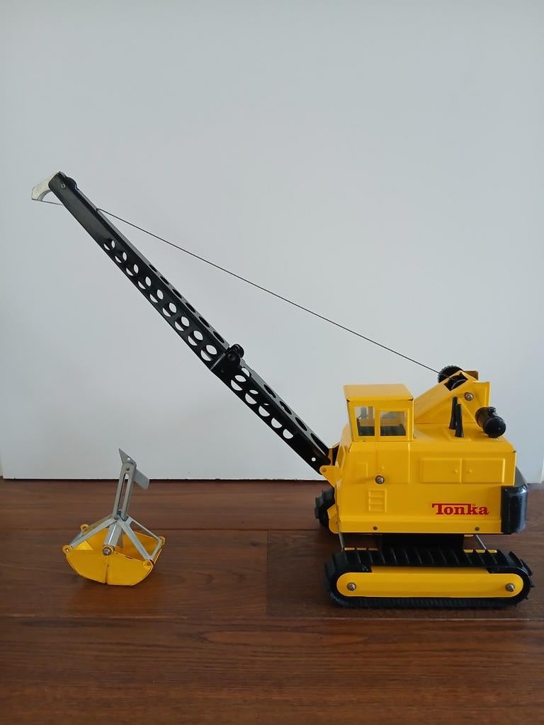 Vintage Tonka hijskraan, eind jaren 70, Ophalen, Gebruikt