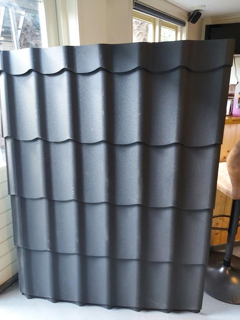 Te koop dakpanplaat kleur zwart, Doe-het-zelf en Verbouw, Dakpannen en Dakbedekking, Ophalen, Zwart, Overige materialen, Minder dan 5 m²