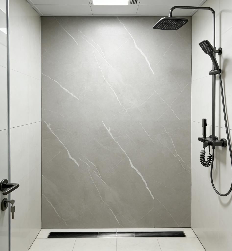 Marmeren wandpaneel plaat 280x122 cm mat, Doe-het-zelf en Verbouw, Platen en Panelen, Ophalen, Nieuw