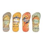 PARTIJ SLIPPERS WANDBORD DECO