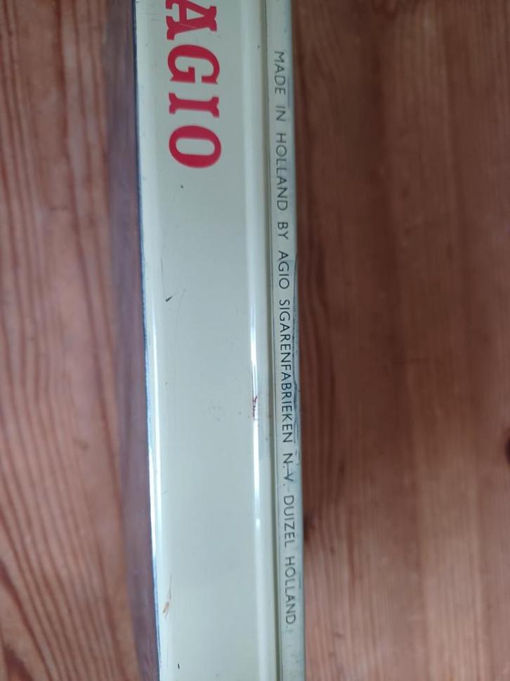 Agio oude sigaren doos, Verzamelen, Blikken, Zo goed als nieuw, Overige, Overige merken, Ophalen of Verzenden