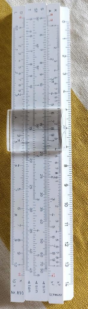 Rekenliniaal Aristo Rietz izgs, Antiek en Kunst, Antiek | Gereedschap en Instrumenten, Ophalen of Verzenden