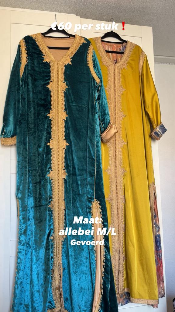 Marokaanse jurken, Overige kleuren, Zo goed als nieuw, Onder de knie, Ophalen