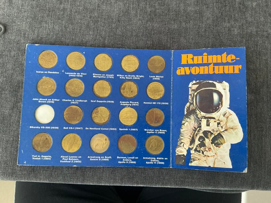 Munten ruimte avontuur van Shell, Ophalen of Verzenden, Nederland, Munten