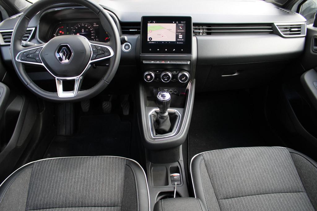 Renault Clio 1.0 TCe 90 Techno | Airco | Achteruitrijcamera, Auto's, Voorwielaandrijving, Gebruikt, Met garantie (alle), Leder en Stof