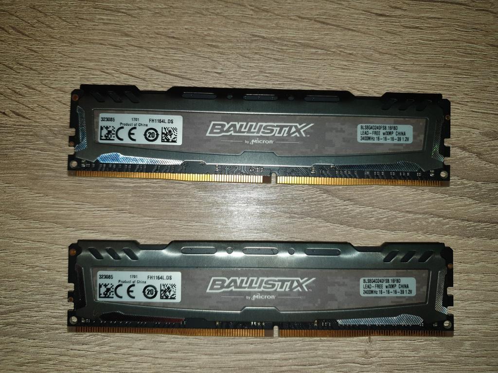 Crucial Ballistix 16gb DDR4, Computers en Software, RAM geheugen, Ophalen, Gebruikt, DDR4, Desktop