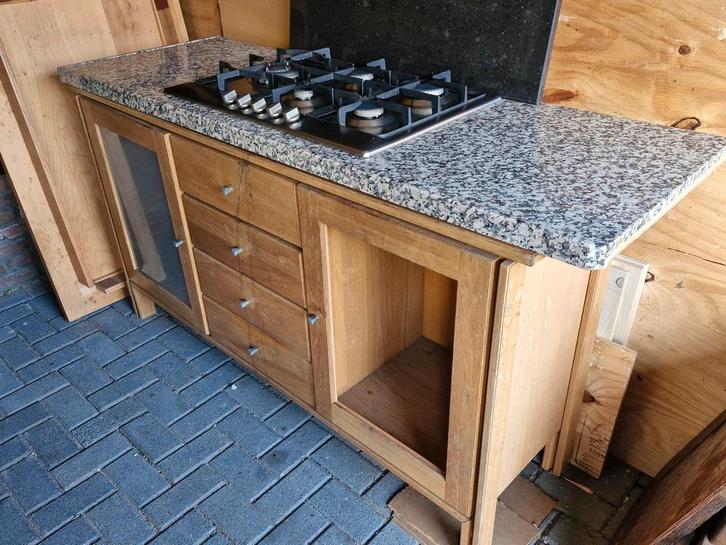 Zelfgemaakte buitenkeuken met gasfornuis, Tuin en Terras, Buitenkeukens, Ophalen