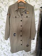 Costa Mani groene Khaki lange jas jurk tuniek Large, Ophalen of Verzenden, Zo goed als nieuw, Boven de knie, Groen