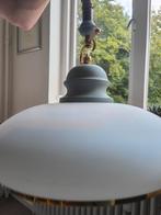 Opaline vintage hanglamp - melkglas - retro - mintgroen, Huis en Inrichting, Lampen | Hanglampen, Ophalen, Gebruikt, 50 tot 75 cm