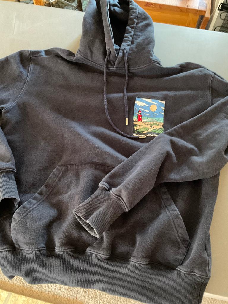 Pinkorangeclub hoodie, Ophalen of Verzenden, Zo goed als nieuw, Blauw