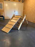 Grote Klimdriehoek met Glijbaan/Klimplank - Montessori Speel, Ophalen, Gebruikt, Klimwand