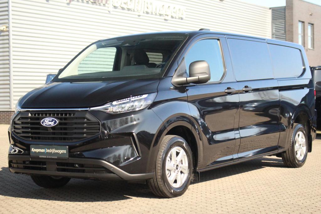 Ford Transit Custom 320 2.0TDCI 136pk L2H1 Trend DC | L+R Zi, Auto's, Voorwielaandrijving, 136 pk, 4 cilinders, 2500 kg