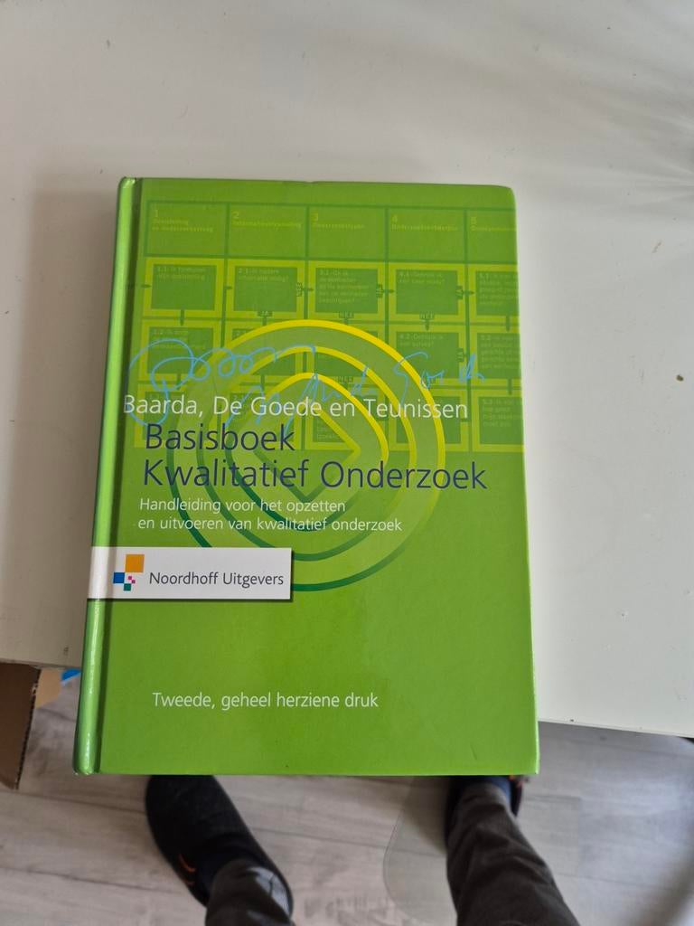 Basisboek Kwalitatief Onderzoek - Baarda, De Goede, Boeken, Baarda, De Goede en Teunissen, Zo goed als nieuw, Gamma, HBO