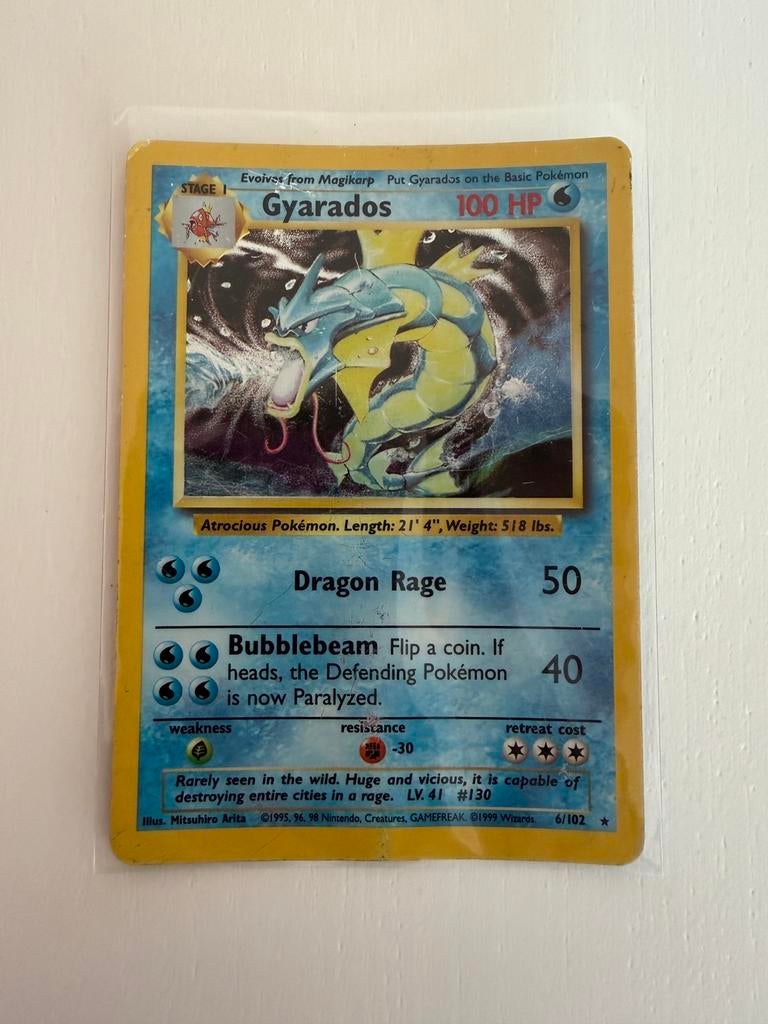 Gyarados #006/102, Ophalen of Verzenden, Zo goed als nieuw