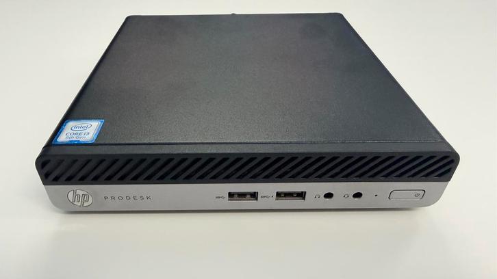 2x   HP ProDesk 400 G5 Mini i3 9100T, Computers en Software, Desktop Pc's, Gebruikt, 3 tot 4 Ghz, SSD, 8 GB, Ophalen