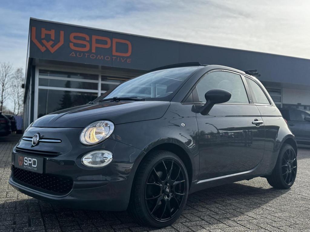 Fiat500 1.0HybridPop|Cabrio|DAB|Airco|Elekramen|6-bak|Cruise, Voorwielaandrijving, Euro 6, 4 stoelen, Origineel Nederlands