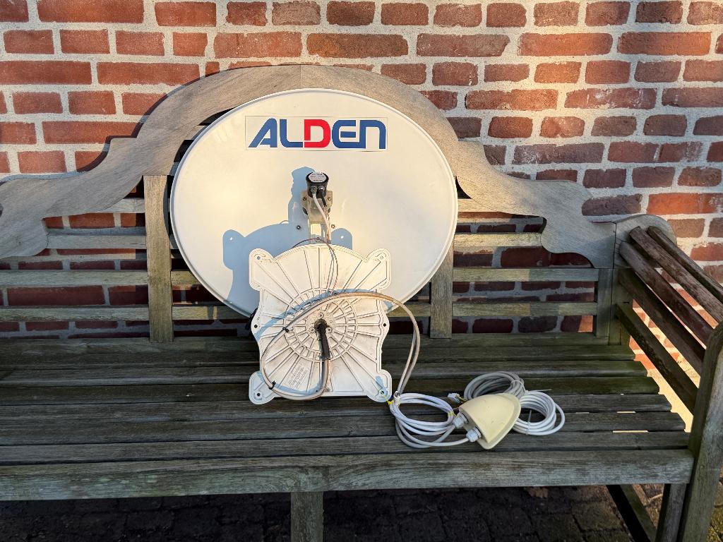 Alden schotelantenne voor boot/caravan/camper, Caravans en Kamperen, Ophalen of Verzenden, Gebruikt