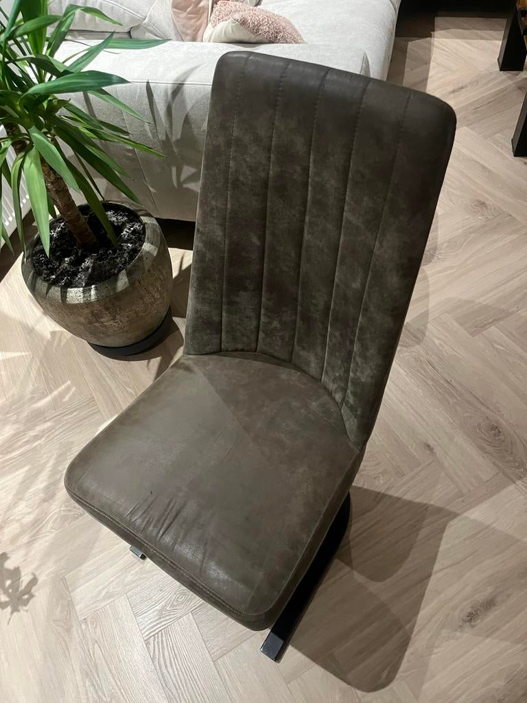 Moderne eetkamerstoel - Comfortabel en stijlvol, Ophalen, Gebruikt, Eén, Stof