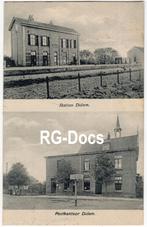 Ansichtkaart - Briefkaart Station en Postkantoor Didam 1920, Ophalen of Verzenden, Voor 1920, Gelopen, Gelderland