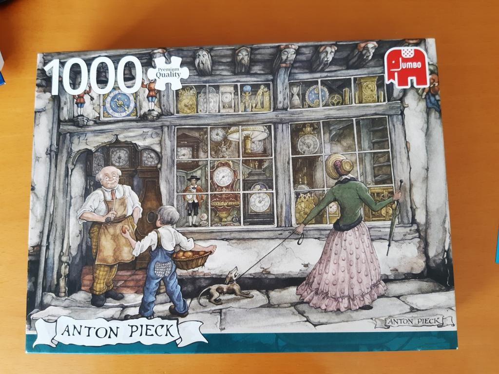 Puzzel Anton Pieck, Hobby en Vrije tijd, Denksport en Puzzels, Ophalen of Verzenden, 500 t/m 1500 stukjes, Zo goed als nieuw