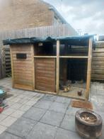 'Dubbel-Tweeling kippenhok, Dieren en Toebehoren, Vogels | Hokken en Kooien, Ophalen, Hout, Vogelkooi