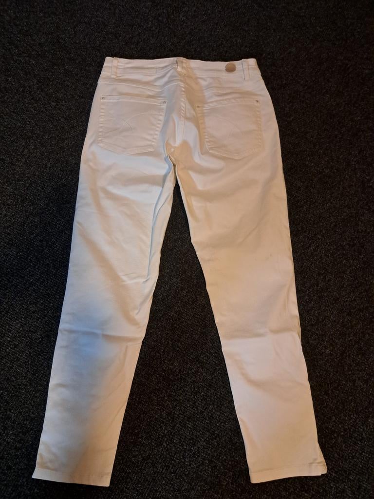 Parami  broek maat 40 kleur wit, Maat 38/40 (M), Verzenden, Wit, Zo goed als nieuw