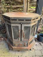 Stalen open haard allesbrander, Huis en Inrichting, Haarden, Ophalen, Gebruikt, Inbouwhaard, Houthaard