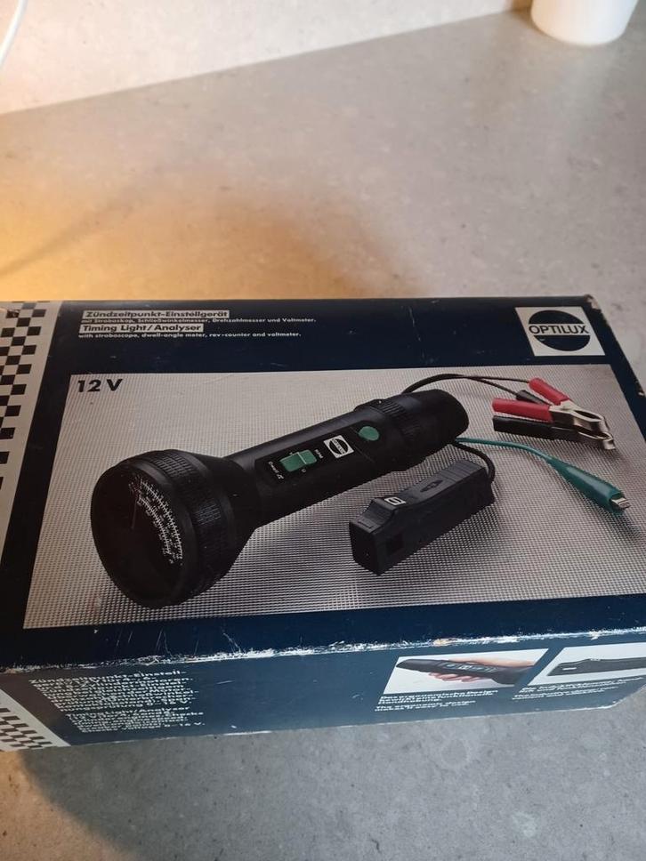 Optilux Zündzeitpunkt-Einstellgerät / Timing Light Analyser, Auto diversen, Autogereedschap, Gebruikt, Ophalen of Verzenden