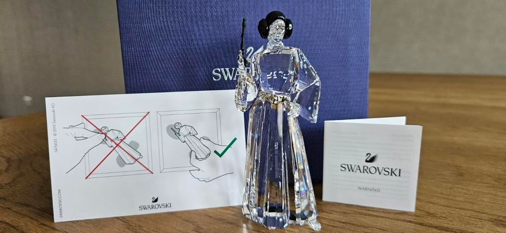 Swarovski Disney Star Wars Princess Leia, Verzamelen, Swarovski, Ophalen of Verzenden, Nieuw, Figuurtje