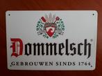 Dommelsch 20x30 cm Reclamebord, Ophalen of Verzenden, Nieuw, Reclamebord, Plaat of Schild, Overige merken