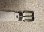 Gucci witte leren riem weg=weg, Ophalen of Verzenden, Zo goed als nieuw, Wit