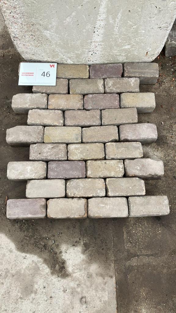 gebruikt oud gebakken klinkerkeien brons genuanceerd, Tuin en Terras, Tegels en Klinkers, Klinkers, Keramiek, Ophalen of Verzenden