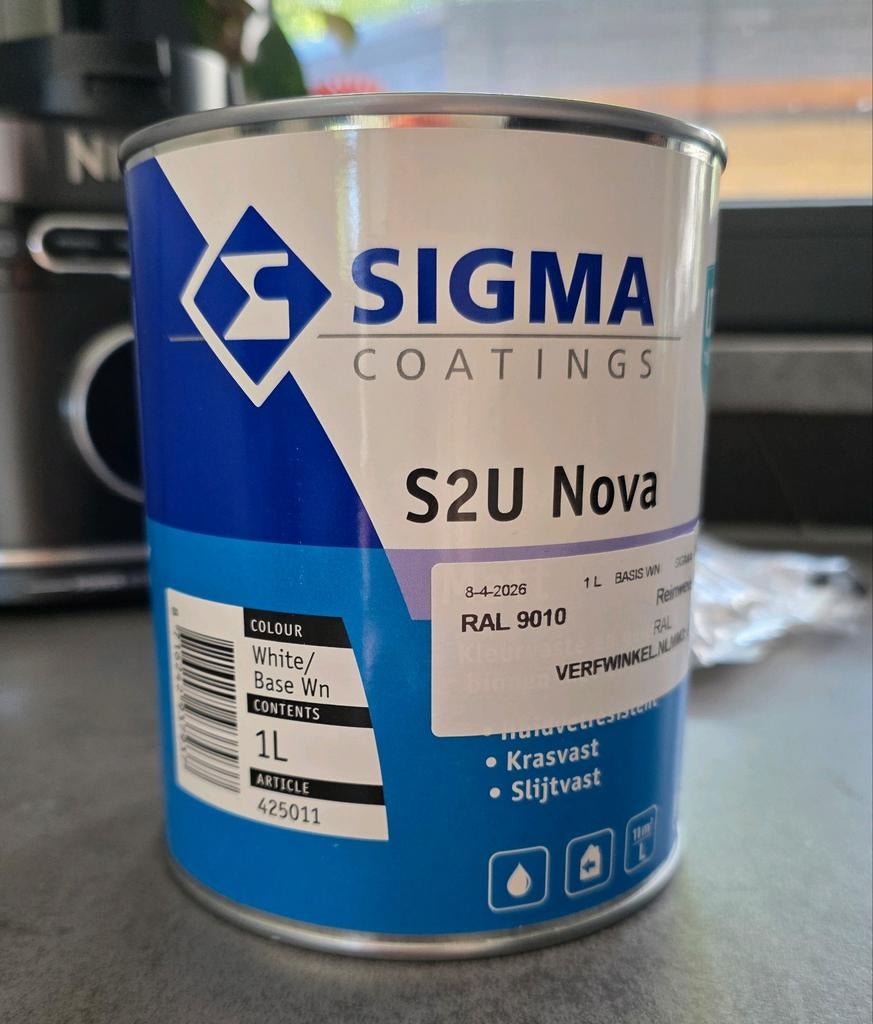 Sigma S2U Nova mat, Ophalen, Nieuw, Wit