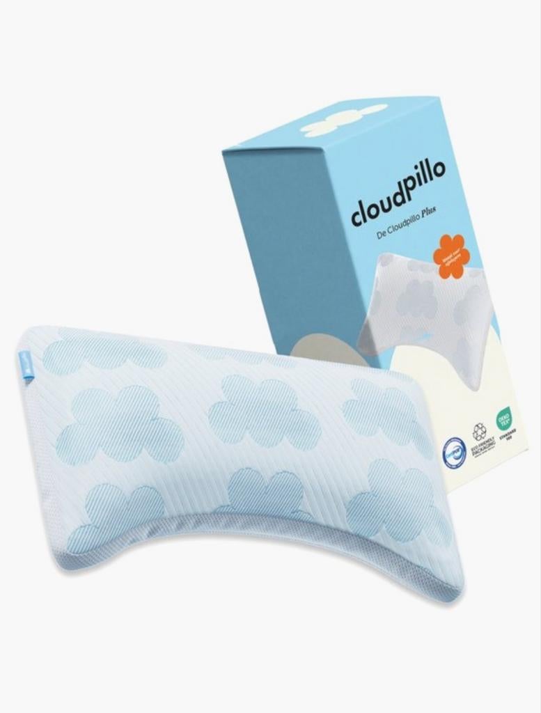 Cloudpillow Plus - Comfortabel en ondersteunend kussen, Eenpersoons, Blauw, Nieuw, Ophalen of Verzenden