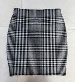 Geruite minirok zwart wit amisu 40, Maat 38/40 (M), Zwart, Ophalen of Verzenden, Zo goed als nieuw