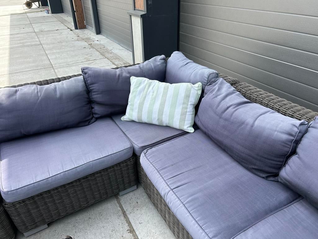 Leuke hoekloungeset in goede staat, 5 zitplaatsen, Bank, ., Ophalen of Verzenden