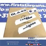 H247 GLA45S AMG LOGO SET ZWART Turbo 4matic + emblemen GLA K, Gebruikt, -, Ophalen of Verzenden, -