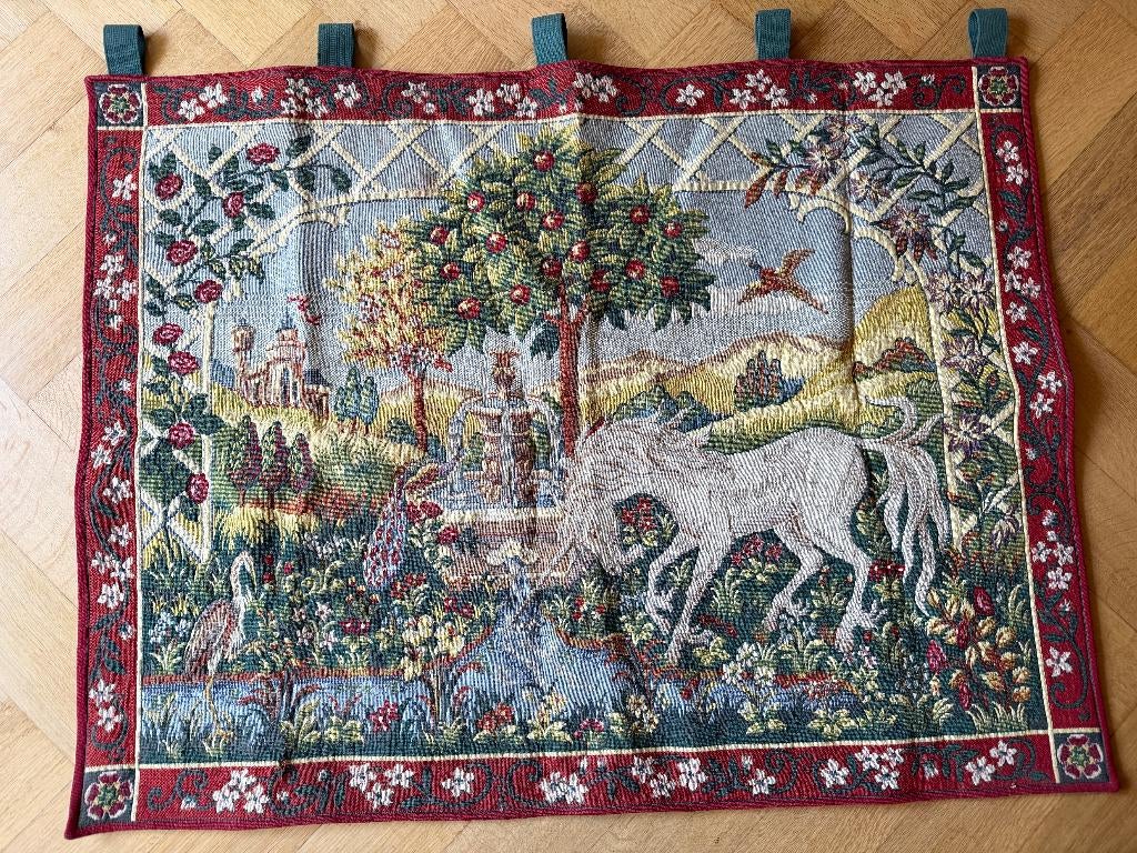 wandkleed Eenhoorn, Huis en Inrichting, Gebruikt, Meerkleurig, Ophalen of Verzenden, 120 cm