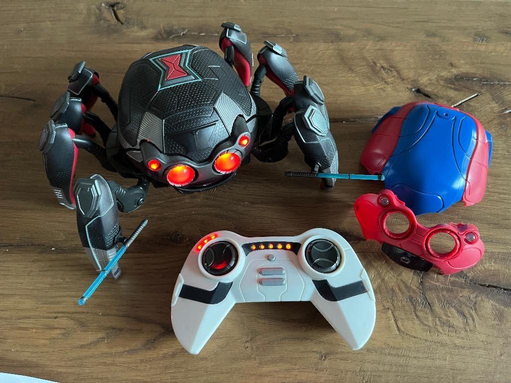 Spiderman- spider bot met upgrade uit Disneyland Parijs, Ophalen of Verzenden, Overige figuren, Zo goed als nieuw, Overige typen
