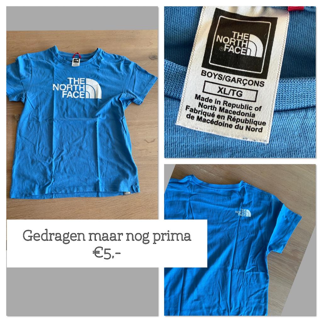 THE NORTH FACE shirt - maat xl kids, Ophalen of Verzenden, Zo goed als nieuw, Jongen of Meisje, Shirt of Longsleeve