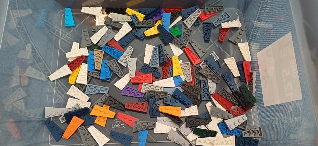 151x Lego wedge 4x2 left - Diverse kleuren, Ophalen of Verzenden